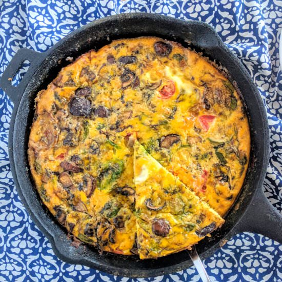 How to Make Frittata in A Cast Iron