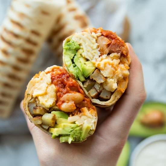 Easy Breakfast Burritos