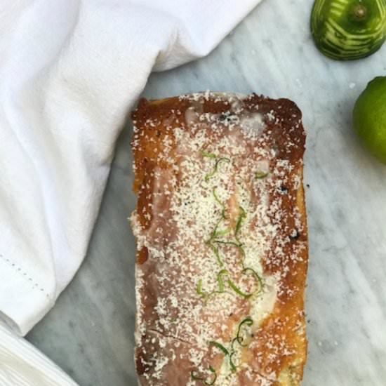 Lime Drizzle Cake with Coconut