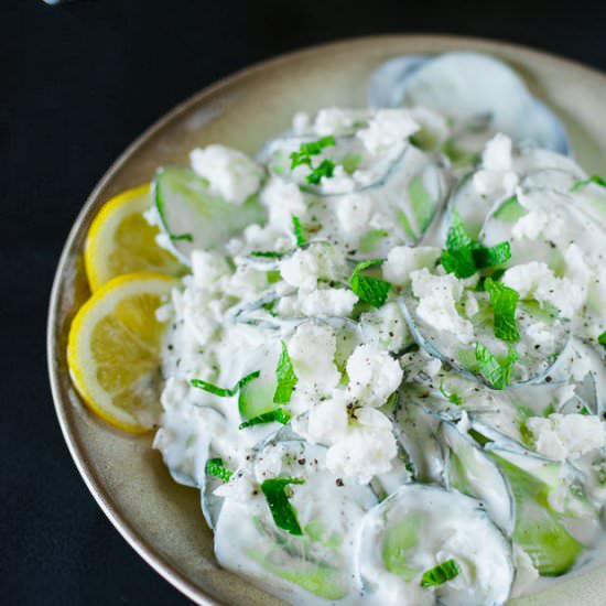 Greek Cucumber Salad