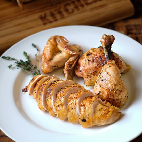Split Roast Chicken