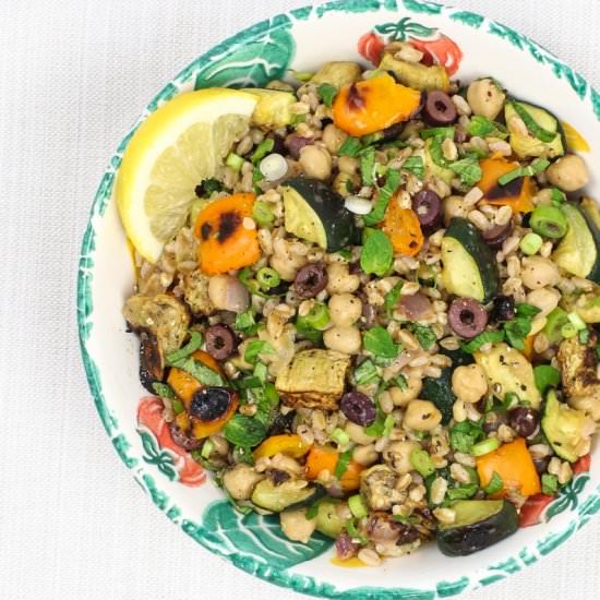 Vegan Farro Salad
