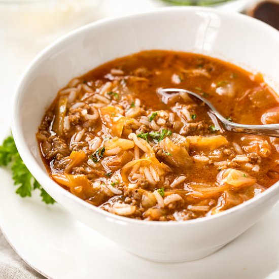 Cabbage Roll Soup