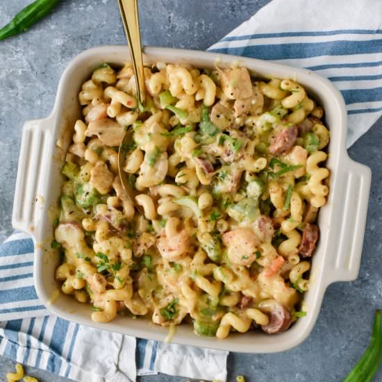 Gumbo Pasta Bake