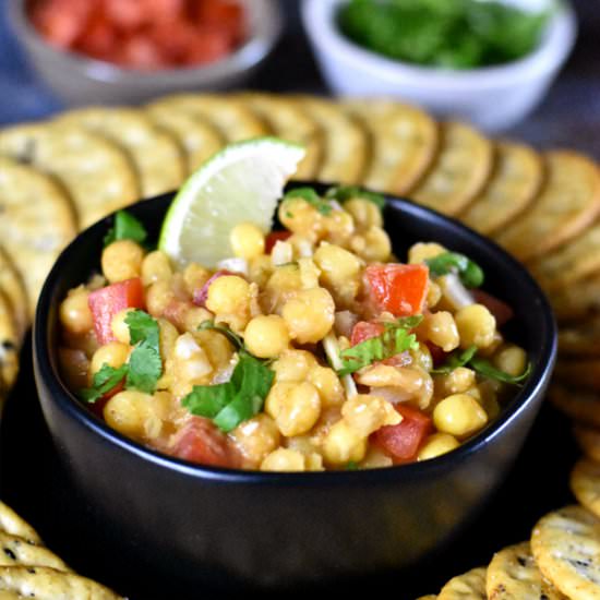 White Peas Dip (Matar Chaat)