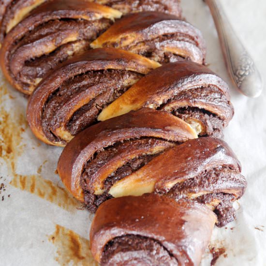 Nutella Challah Braid
