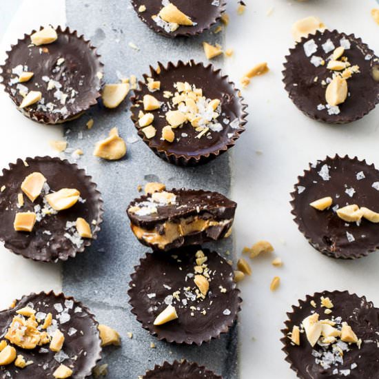 Dark Chocolate Peanut Butter Cups