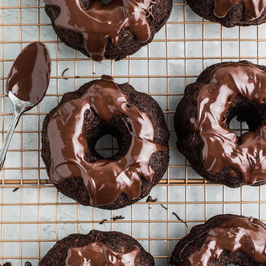 Chocolate Banana Bread Bundt Cakes