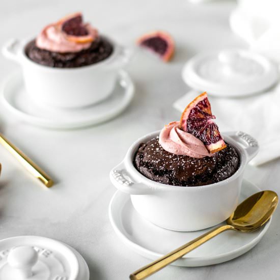 Fudgy Brownies Recipe for Two