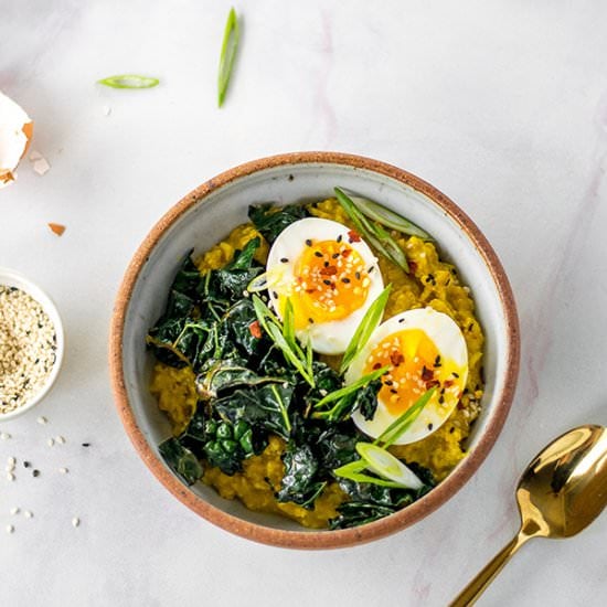 Savory Golden Miso Oats