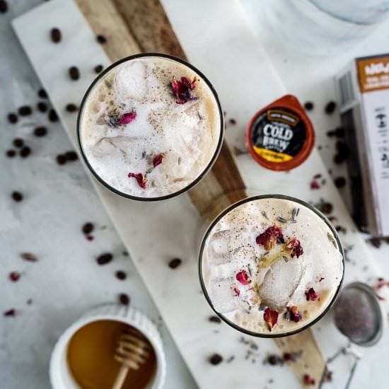 Iced Lavender Cold Brew Latte