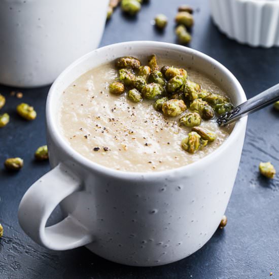 Roasted Pear and Parsnip Soup