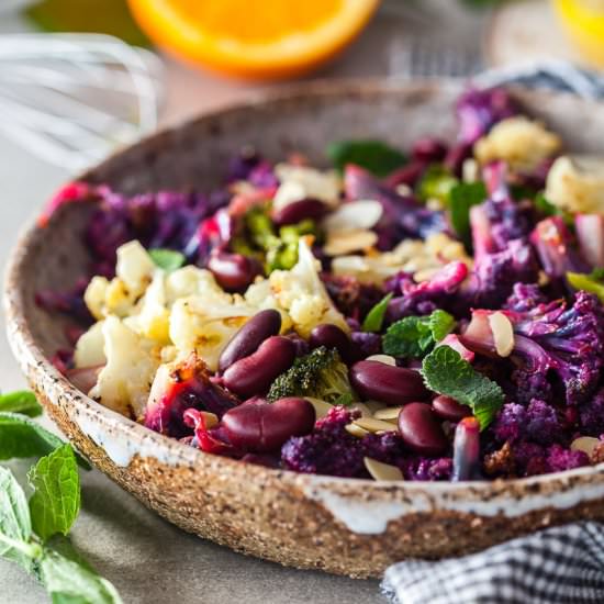 Winter Purple Cauliflower Salad