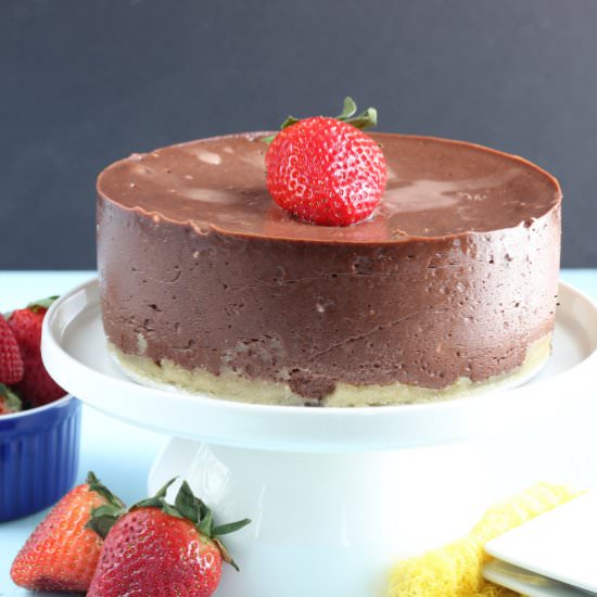 Keto Chocolate Cheesecake