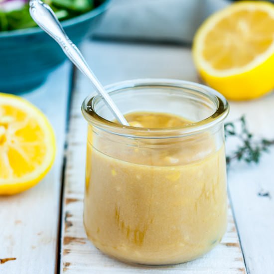 Lemon Tahini Salad Dressing