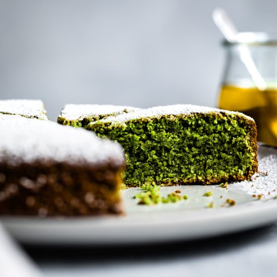 Gluten-Free Matcha Cake