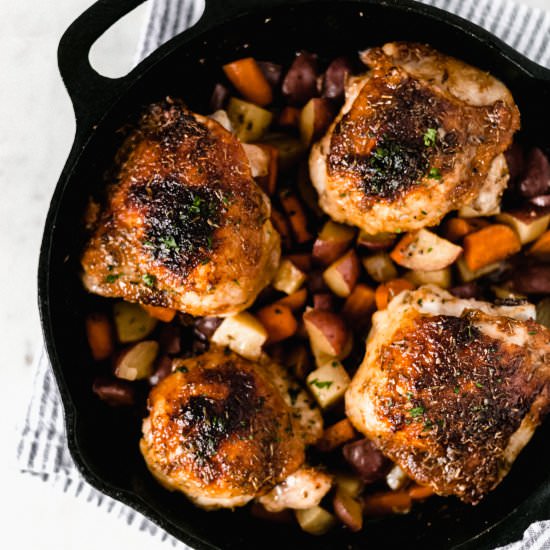 Roasted Chicken Thighs