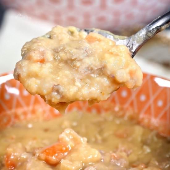 Mom’s Pea Soup With Ham