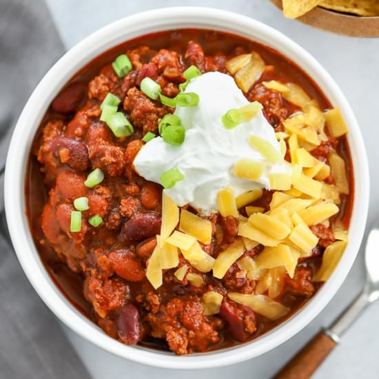 Easy Beef Chili