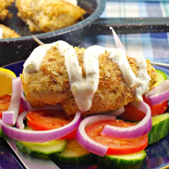 Easy Greek Chicken Souvlaki
