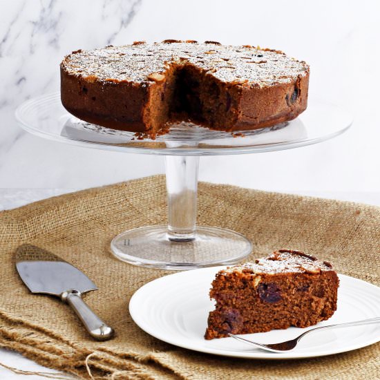 Simple Cherry Chocolate Cake