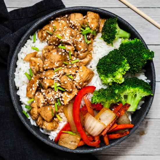 Teriyaki Chicken with Vegetables