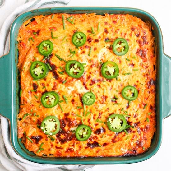Buffalo Chicken Casserole
