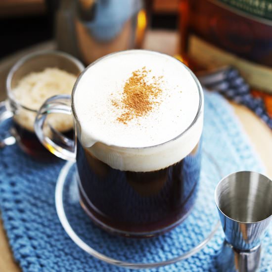 Maple Irish Coffee Cocktail