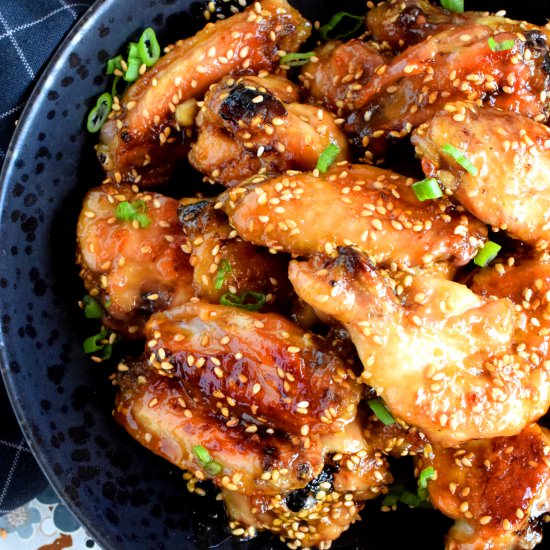 Honey Garlic Chicken Wings