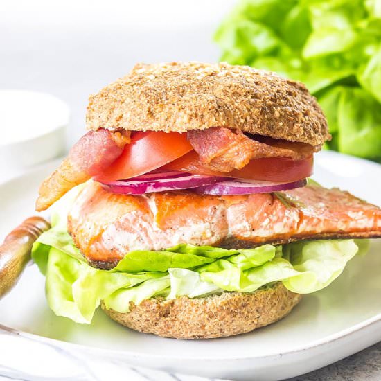 Salmon BLT Sandwich