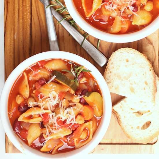 Vegan Minestrone Soup