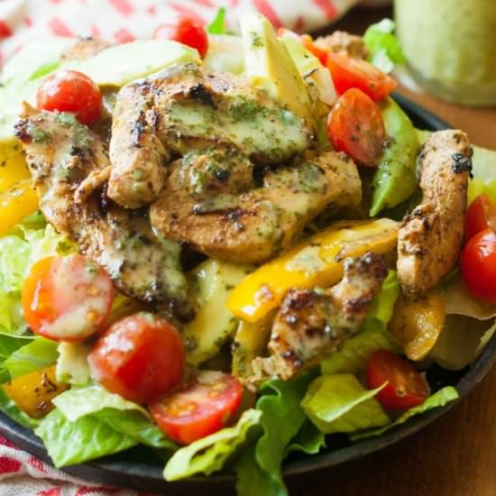 Paleo Chicken Fajita Salad