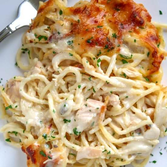 Chicken Tetrazzini Casserole