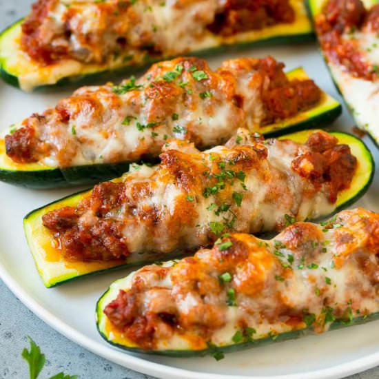 Stuffed Zucchini Boats