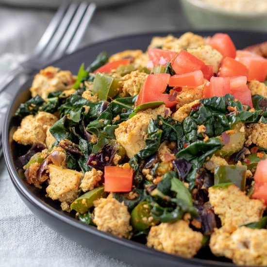Cajun Tofu Scramble