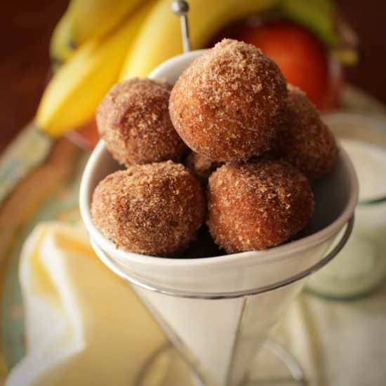 Small Batch Donut Holes