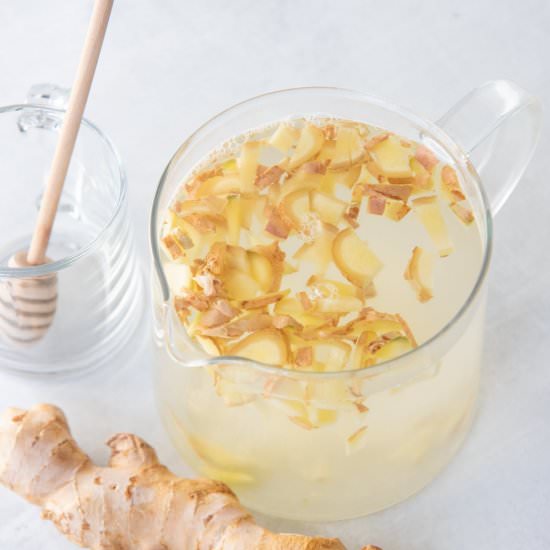 How to Brew Fresh Ginger Tea