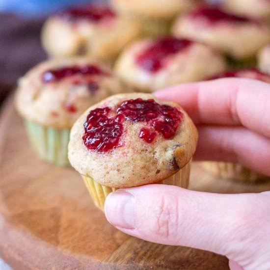 Peanut Butter Banana Muffins