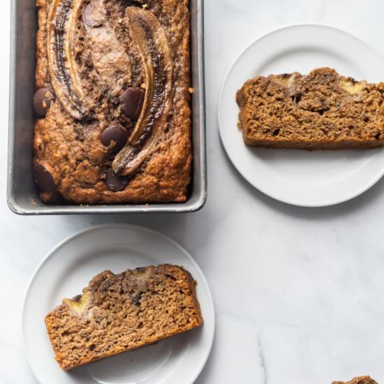 Simple Super Skinny Banana Bread