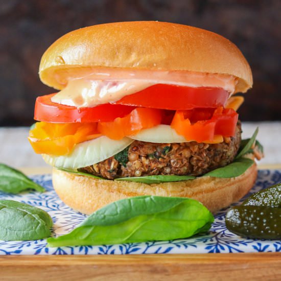 Vegan Lentil Burgers