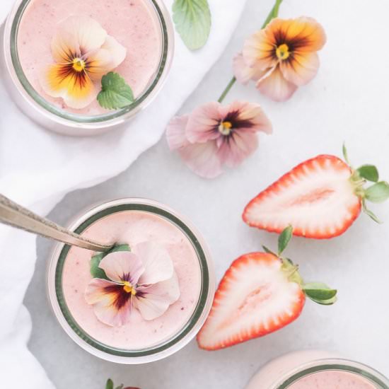 Strawberries and Cream Pots