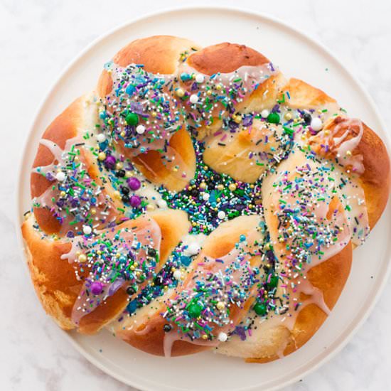 Cream Cheese Cinnamon King Cake