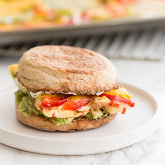 Sheet Pan Egg Sandwiches