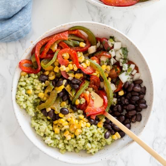 Vegan Burrito Bowls