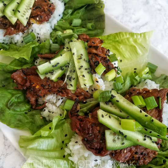 Spicy Korean Pork Bulgogi