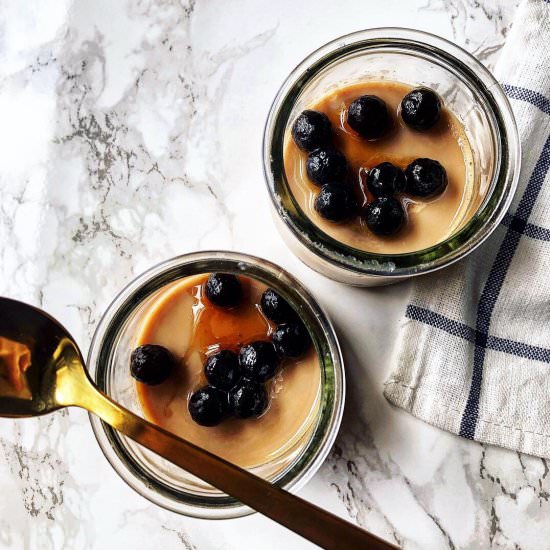 Honey Milk tea pudding with Boba