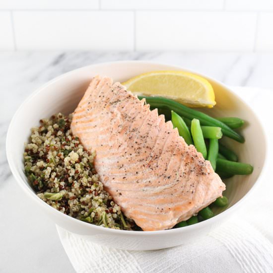 Instant Pot Lemon Ginger Salmon