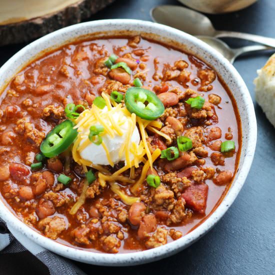 Slow Cooker Beer Chili