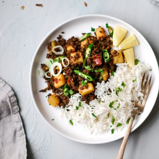 Aloo Keema Curry