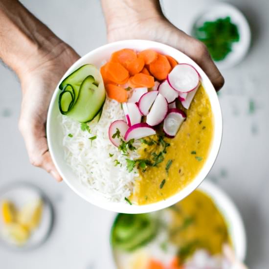 Instant Pot Red Lentil Dal